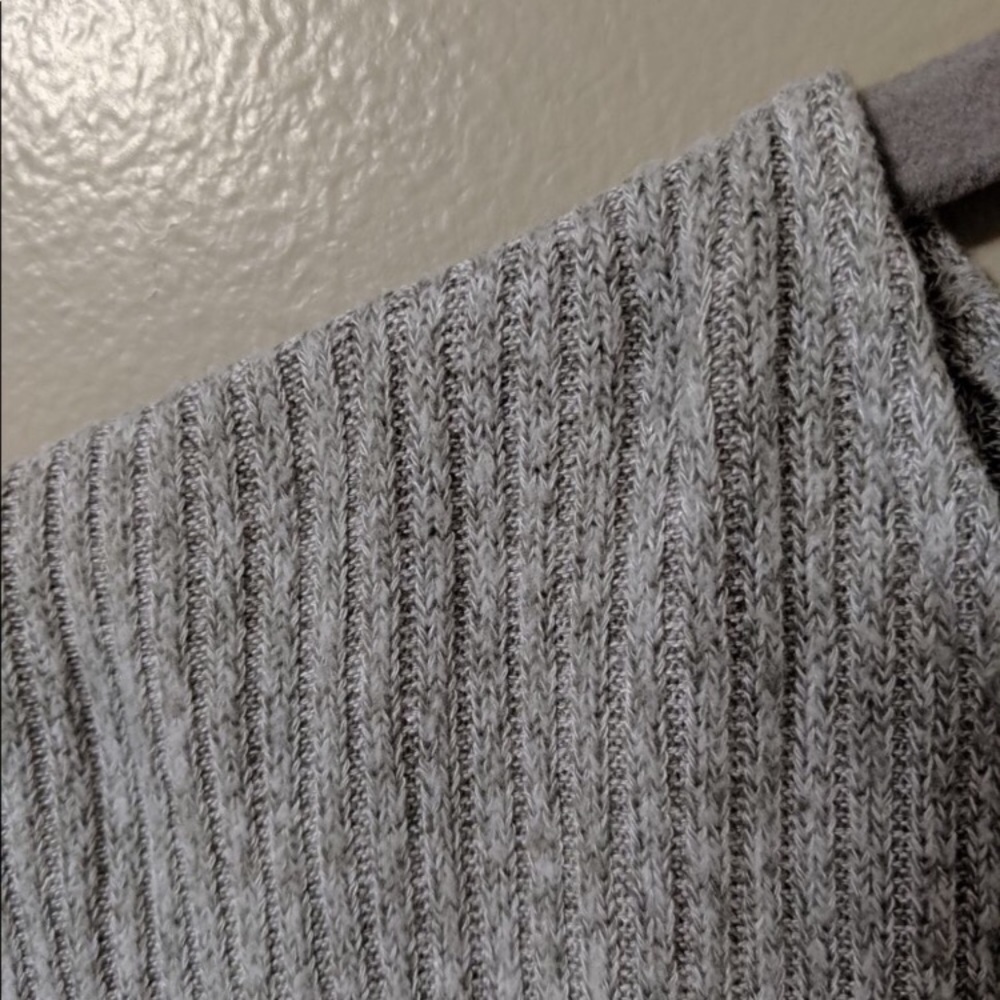 Lucky Brand Grey Ribbed Sweater - Picture 4 of 4